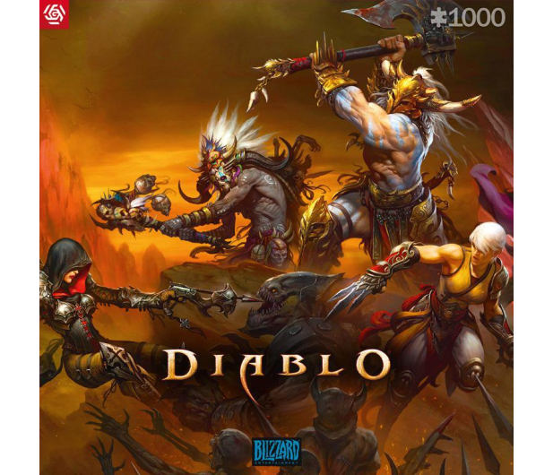 Merch Diablo Heroes Battle Puzzles 1000 - 1068689 - zdjęcie 3